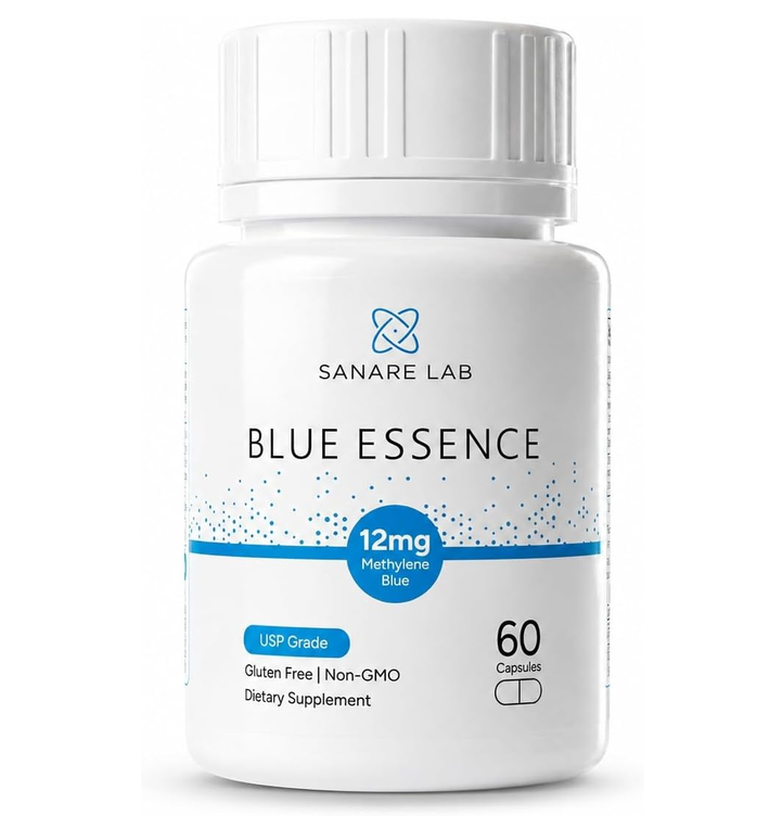Blue Essence – azul de metileno con vitamina C y cacao