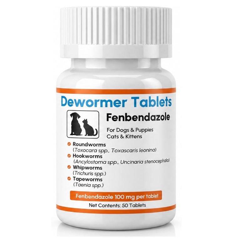 Fenbendazol 100 mg – desparasitante para perros y gatos